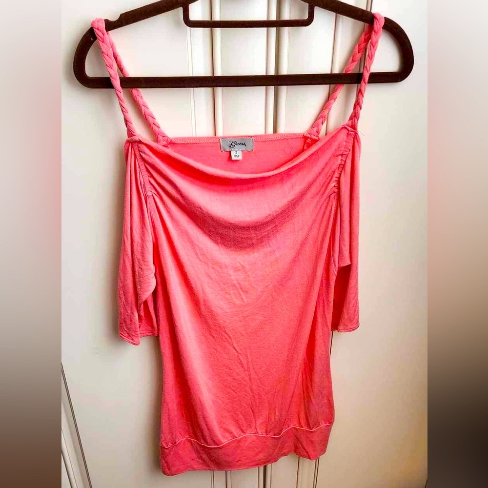 Coral/orange top